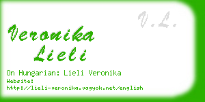 veronika lieli business card